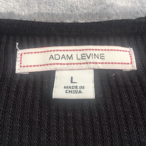 Black Lace Up Top - Picture 4 of 4